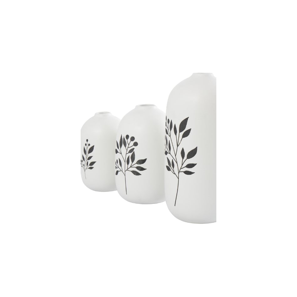 umai white jar vase bowl plate set  
