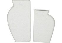 umai white jar vase bowl plate set  