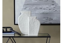 umai white jar vase bowl plate set  