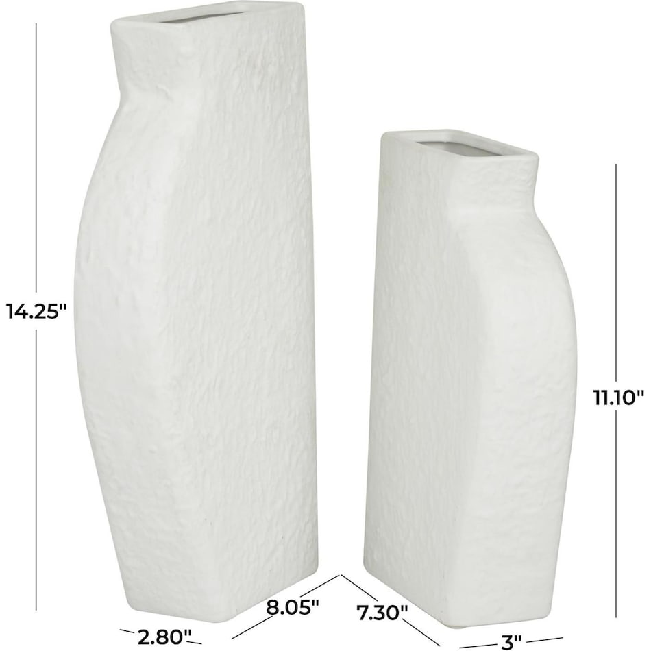 umai white jar vase bowl plate set  