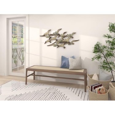 Metal Flock of Birds Wall Decor 48"W x 23"H