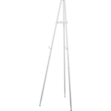 White Metal Adjustable Easel 70"