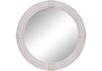 umai white wall mirror   