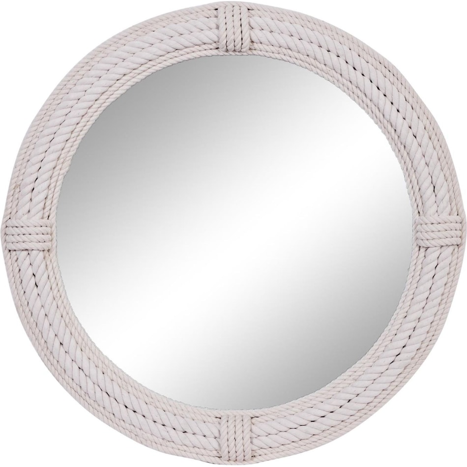 umai white wall mirror   