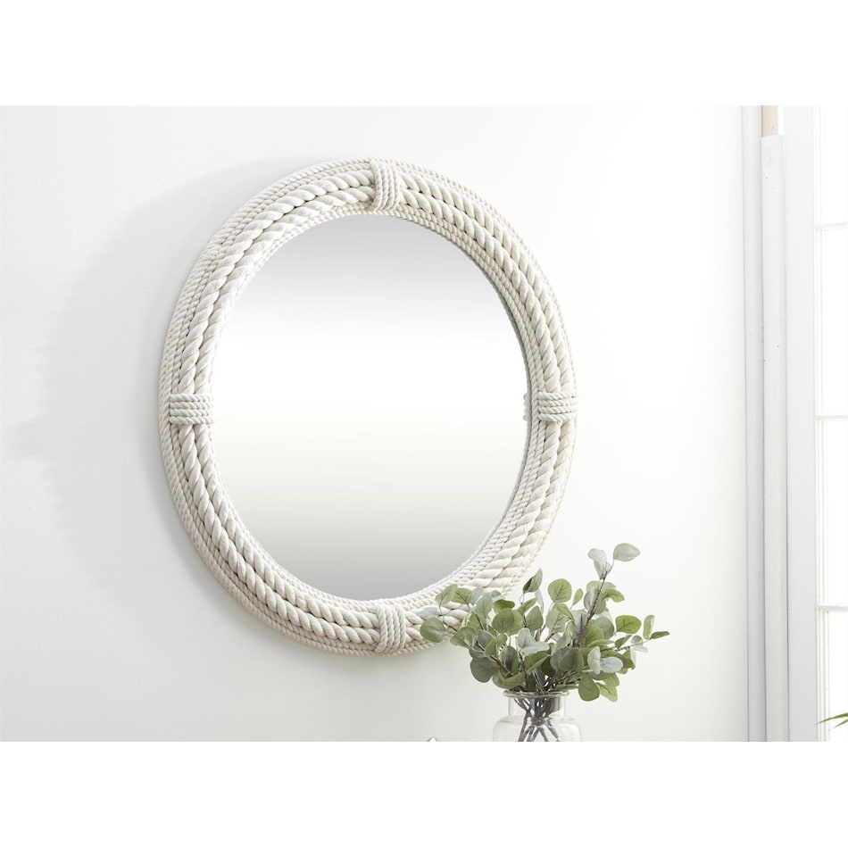 umai white wall mirror   
