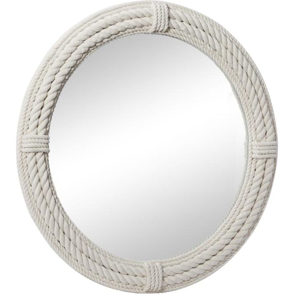 umai white wall mirror   