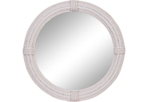 umai white wall mirror   