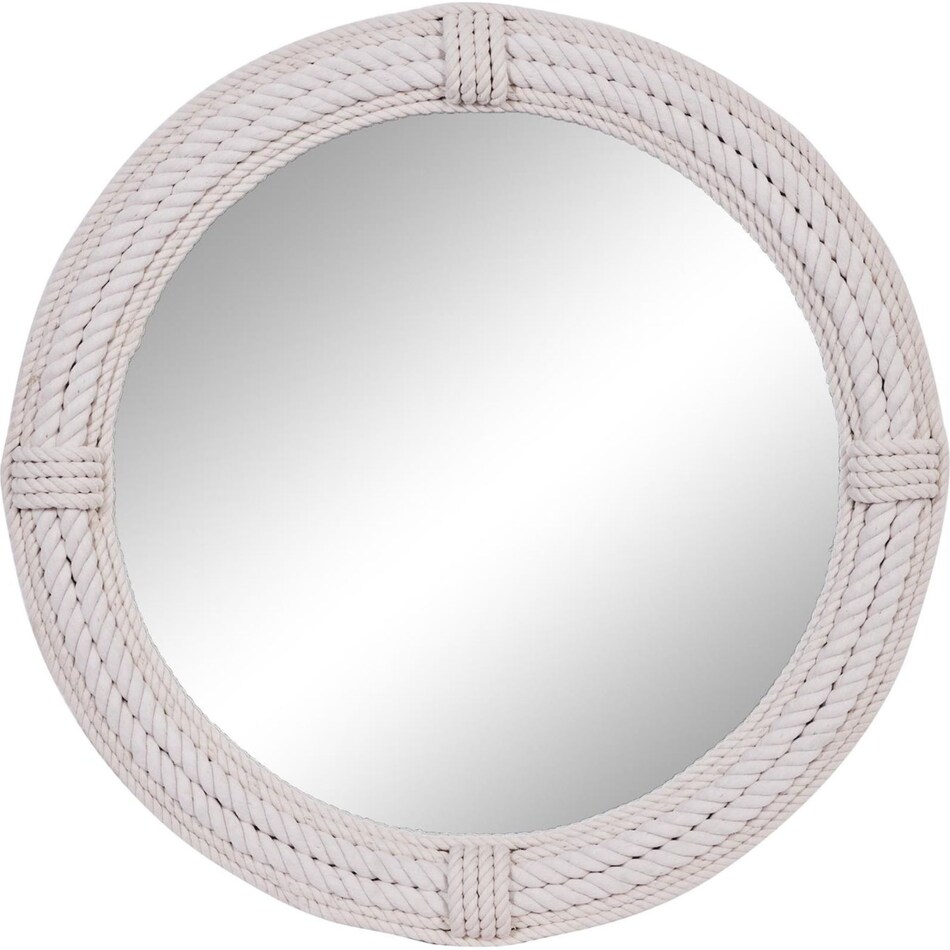 umai white wall mirror   