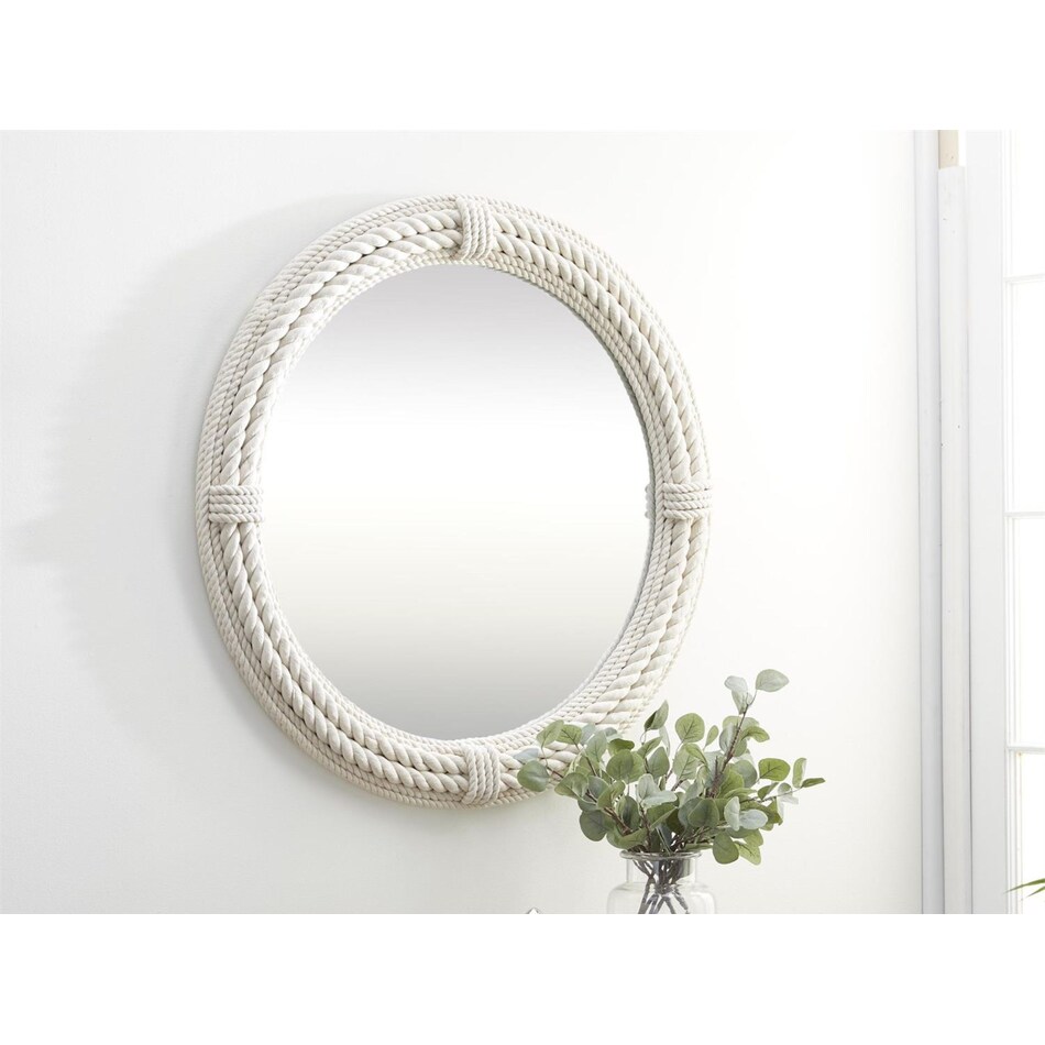 umai white wall mirror   