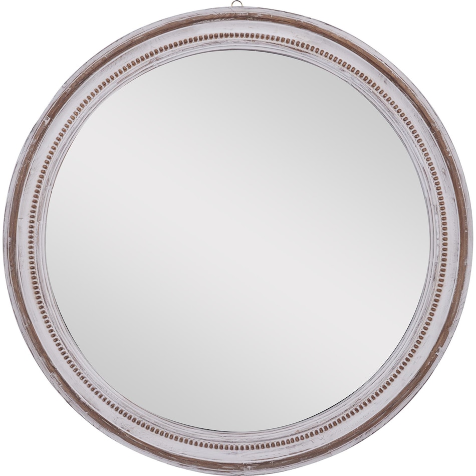 umai white wall mirror   