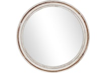 umai white wall mirror   