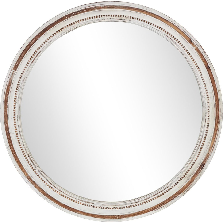 umai white wall mirror   