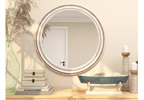 umai white wall mirror   