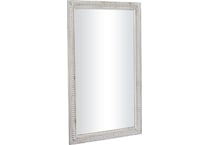 umai white wall mirror   