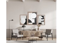 umai white wood plaques   