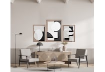 umai white wood plaques   