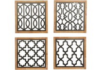 umai wood plaques set  