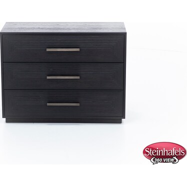 Modern Farmhouse Three Drawer Nightstand