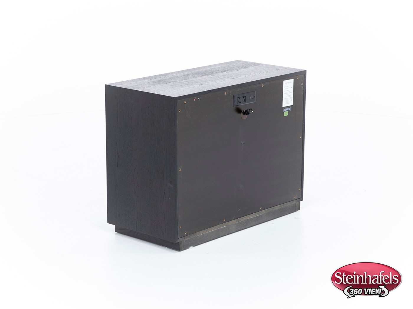 universal furniture international black three drawer  image   
