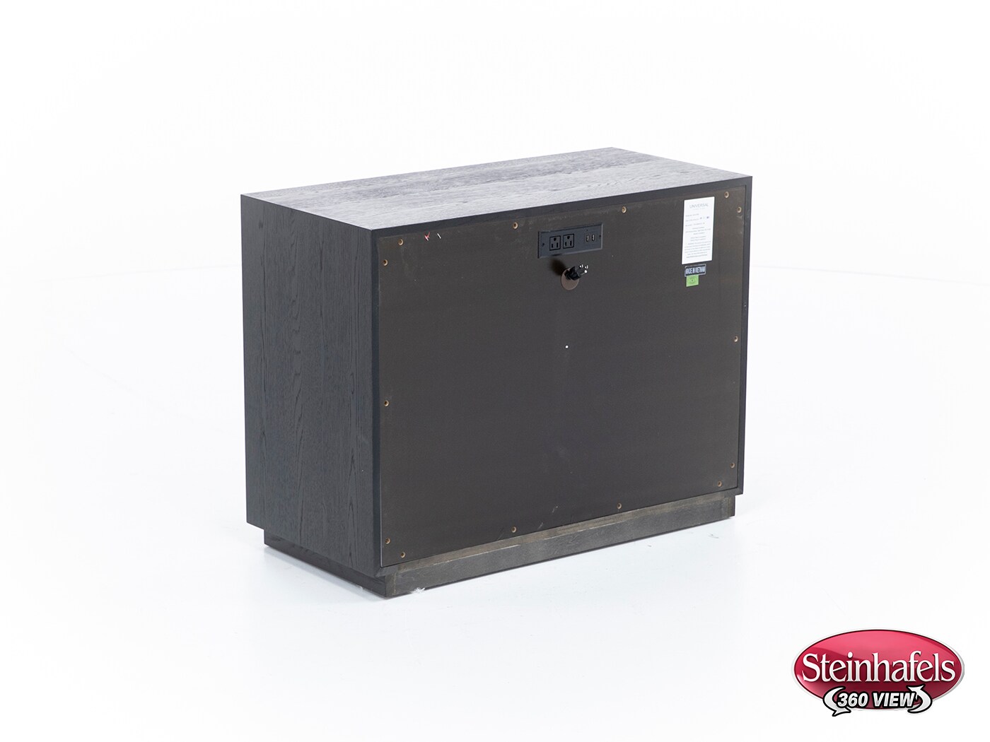 universal furniture international black three drawer  image   