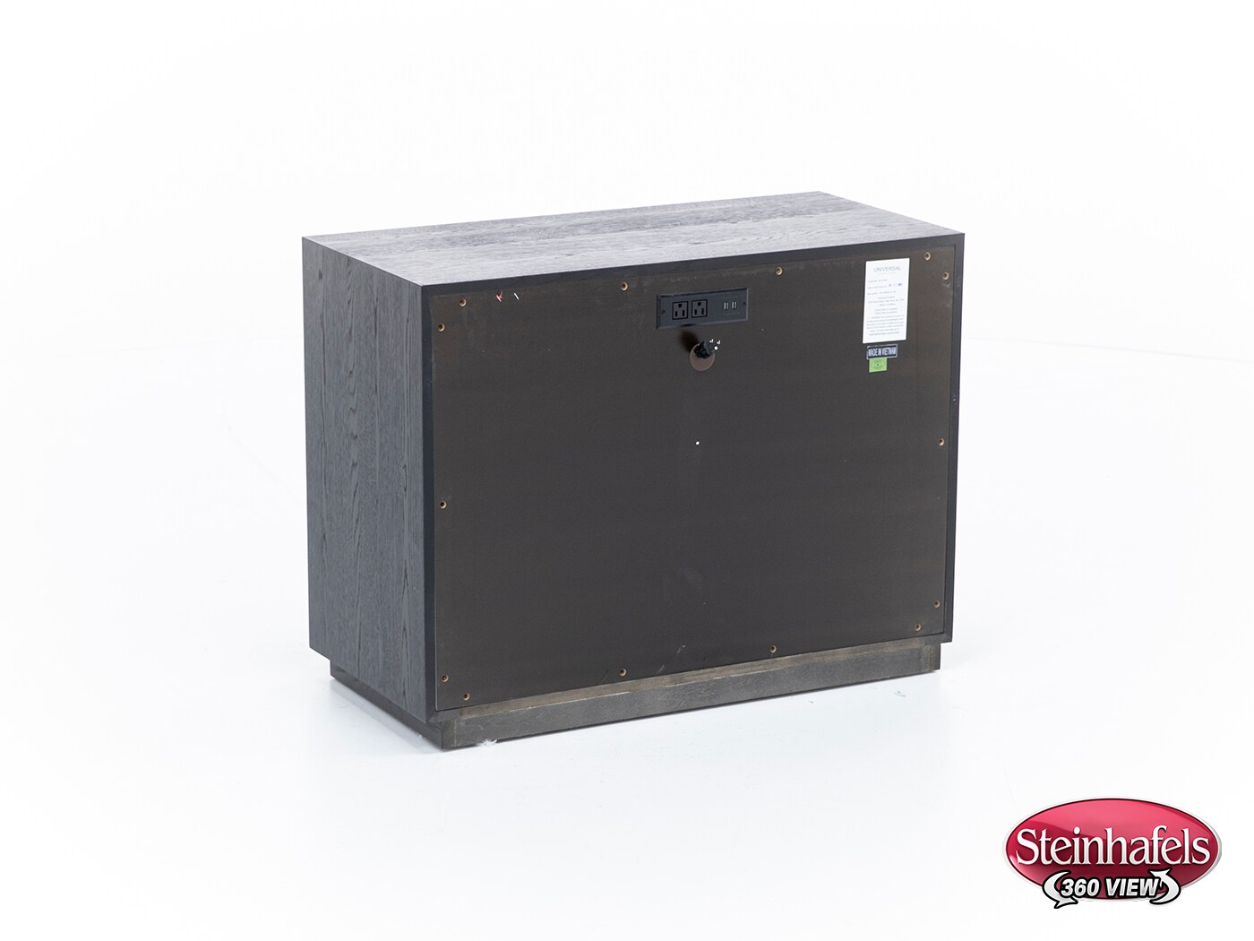 universal furniture international black three drawer  image   