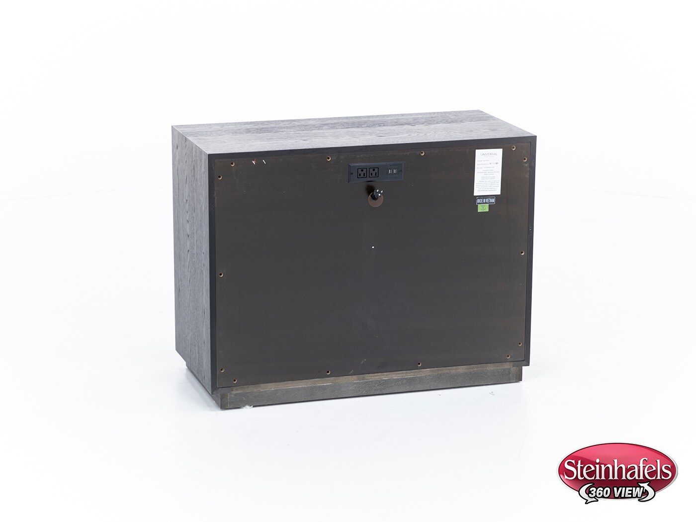 universal furniture international black three drawer  image   