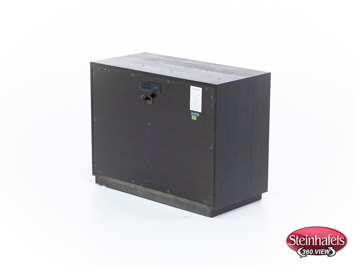 universal furniture international black three drawer  image   