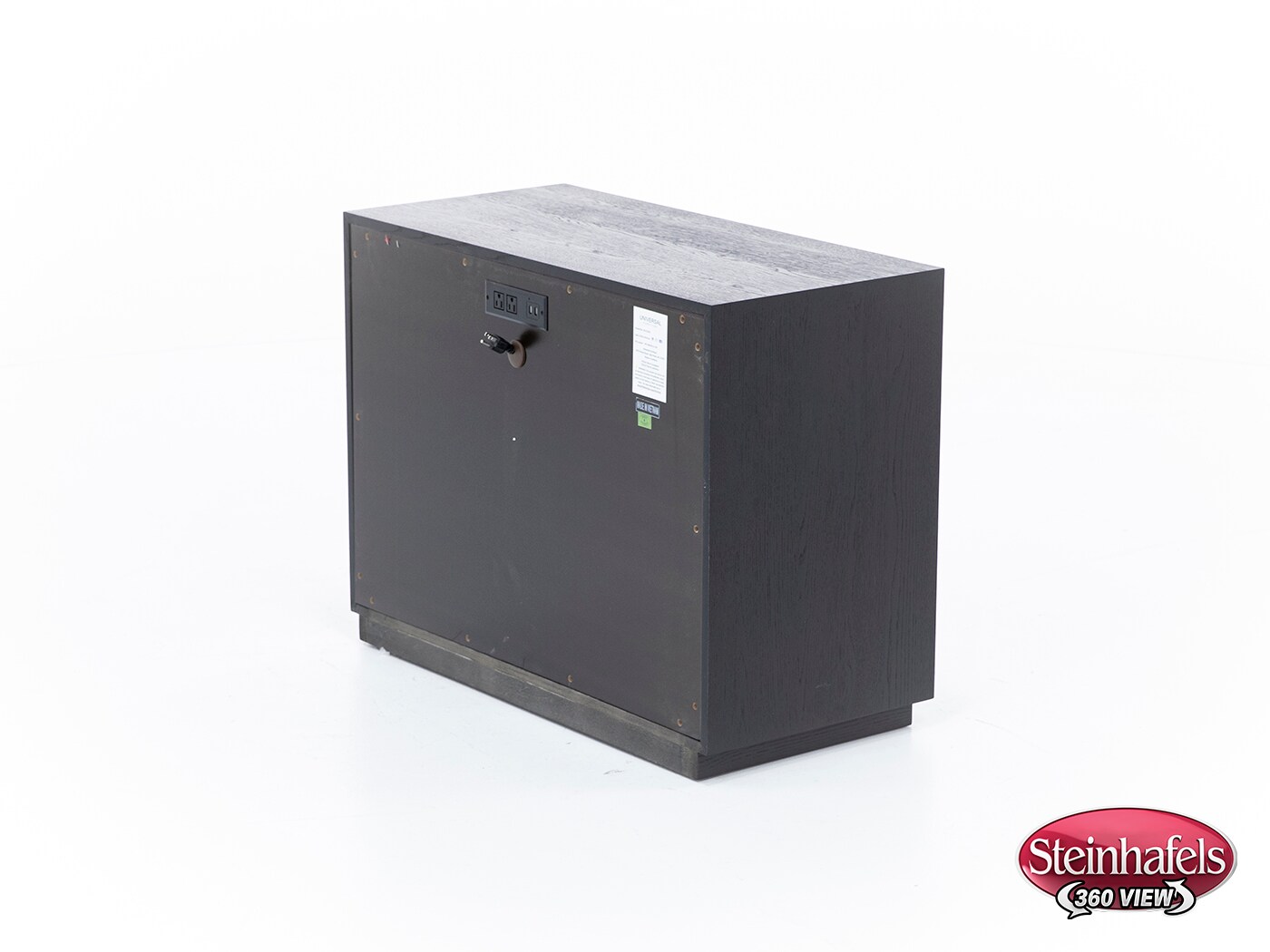 universal furniture international black three drawer  image   
