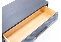 universal furniture international black three drawer   