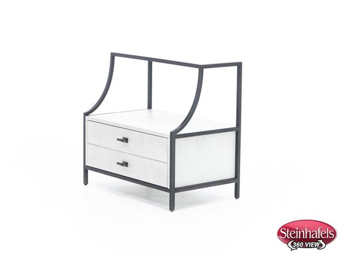 universal furniture international grey two drawer  image   