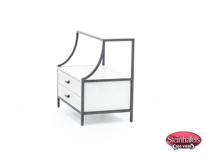 universal furniture international grey two drawer  image   