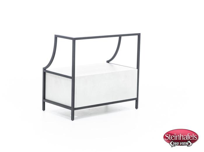 universal furniture international grey two drawer  image   