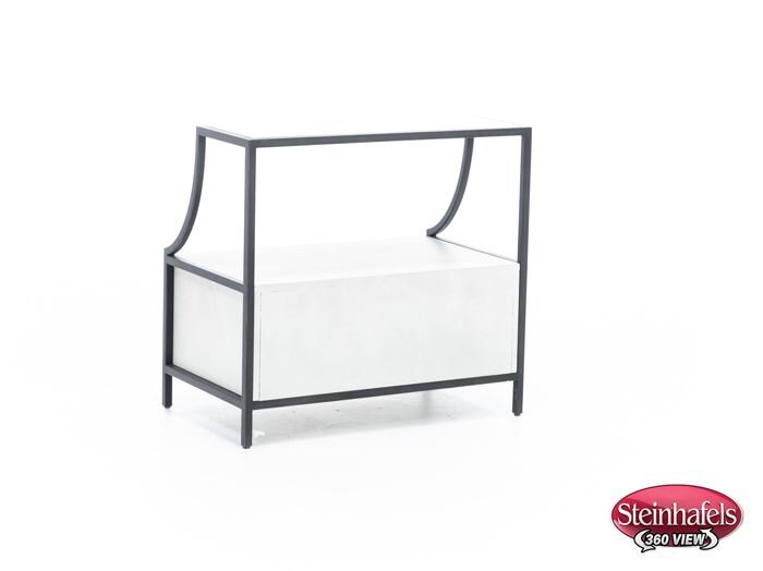 universal furniture international grey two drawer  image   
