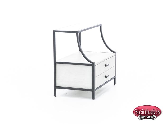 universal furniture international grey two drawer  image   