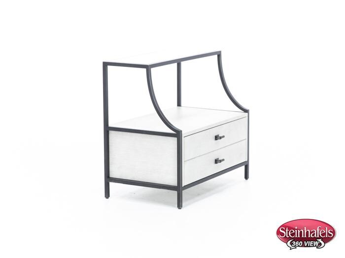 universal furniture international grey two drawer  image   