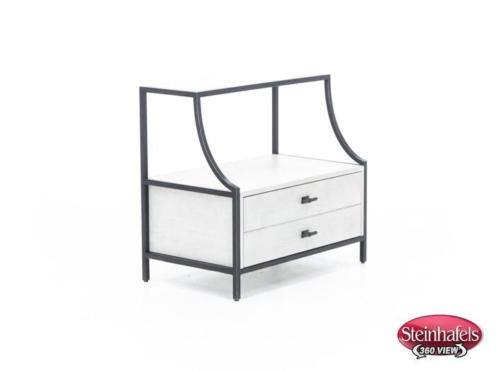 universal furniture international grey two drawer  image   