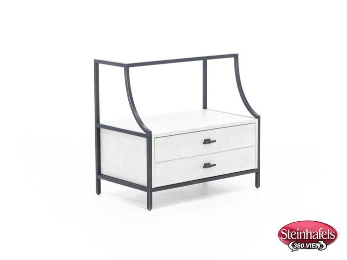 universal furniture international grey two drawer  image   