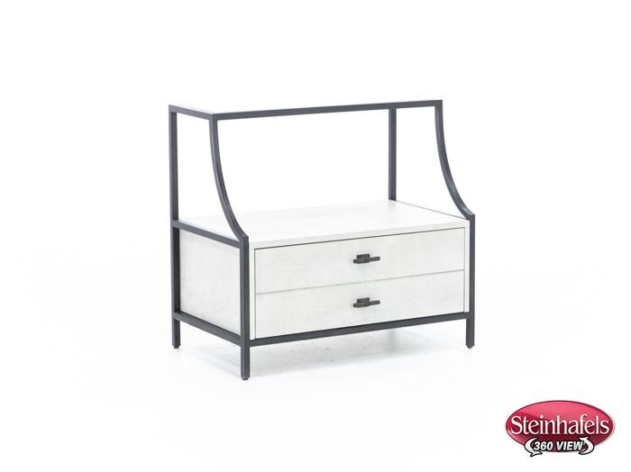 universal furniture international grey two drawer  image   