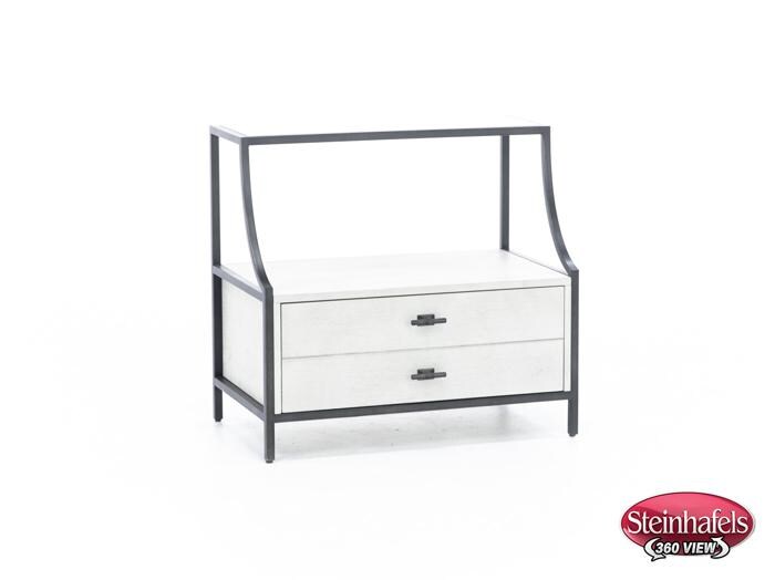 universal furniture international grey two drawer  image   