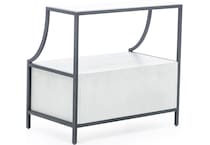 universal furniture international grey two drawer   