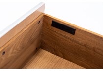 universal furniture international grey two drawer   