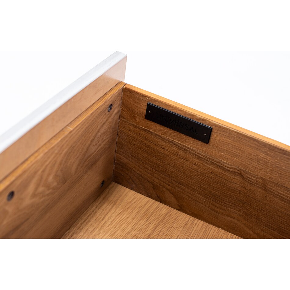 universal furniture international grey two drawer   
