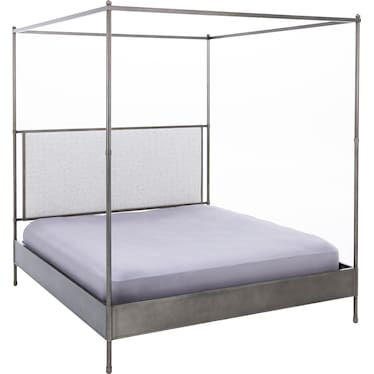 Modern Farmhouse King Canopy Bed