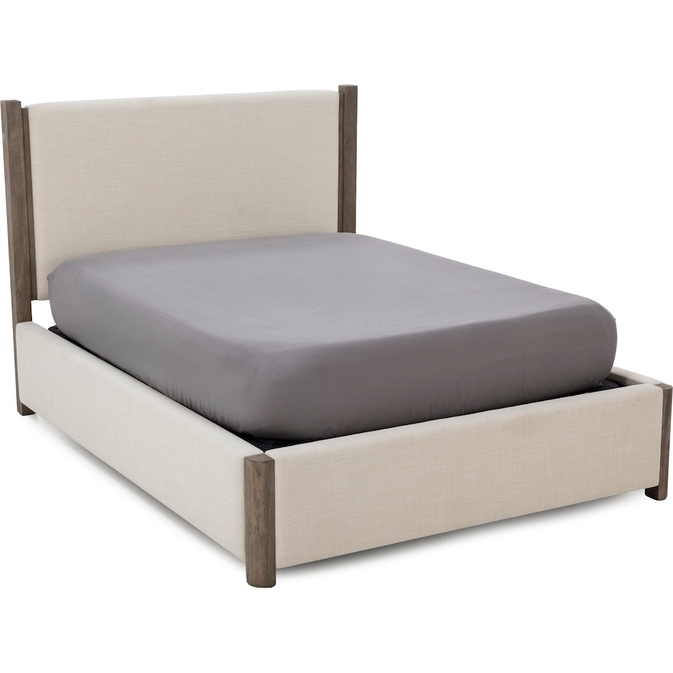 universal furniture ashbury oatmeal queen bed package pk  