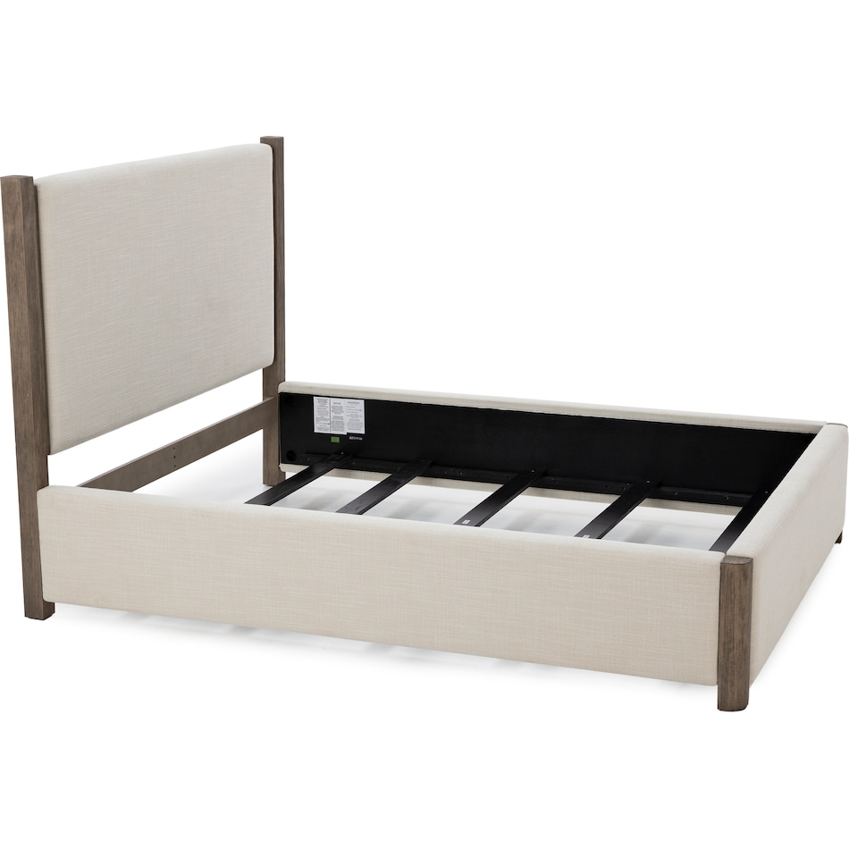 universal furniture ashbury oatmeal queen bed package pk  