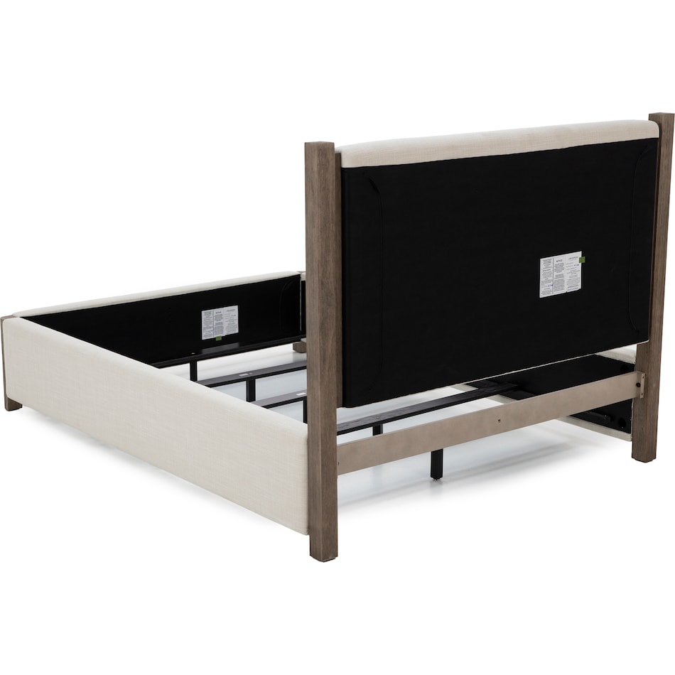 universal furniture ashbury oatmeal queen bed package pk  