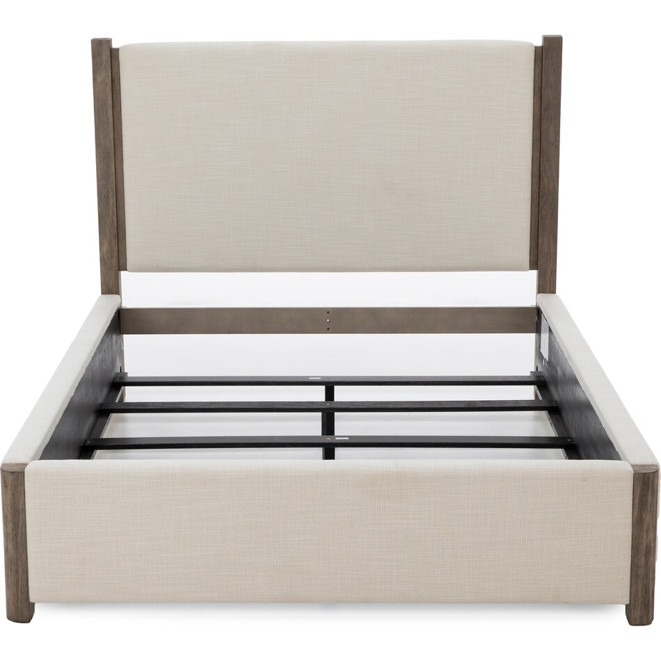 universal furniture ashbury oatmeal queen bed package pk  
