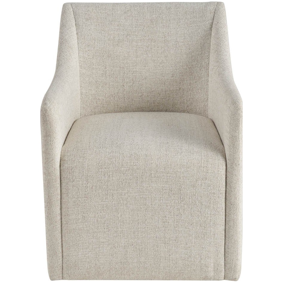 universal furniture beige inch standard seat height arm chair   