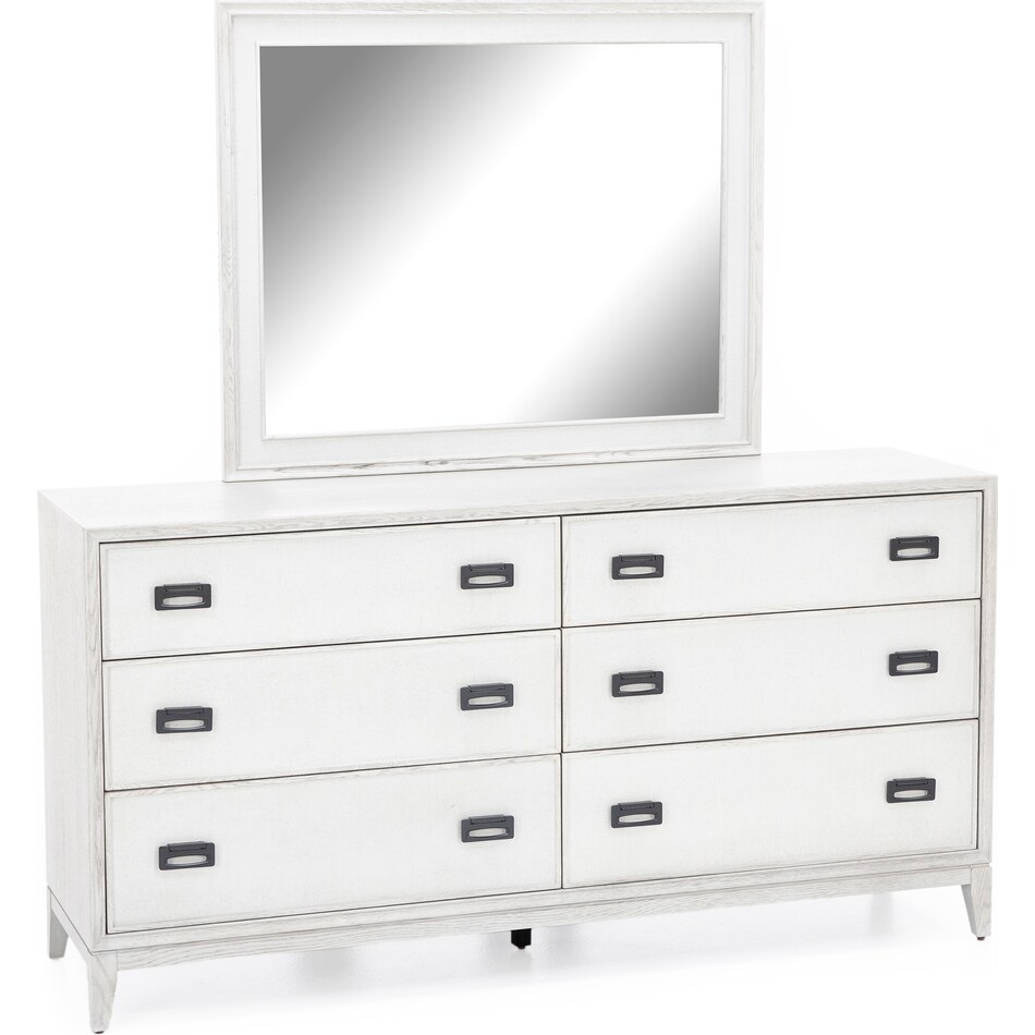 universal furniture beige mirror   