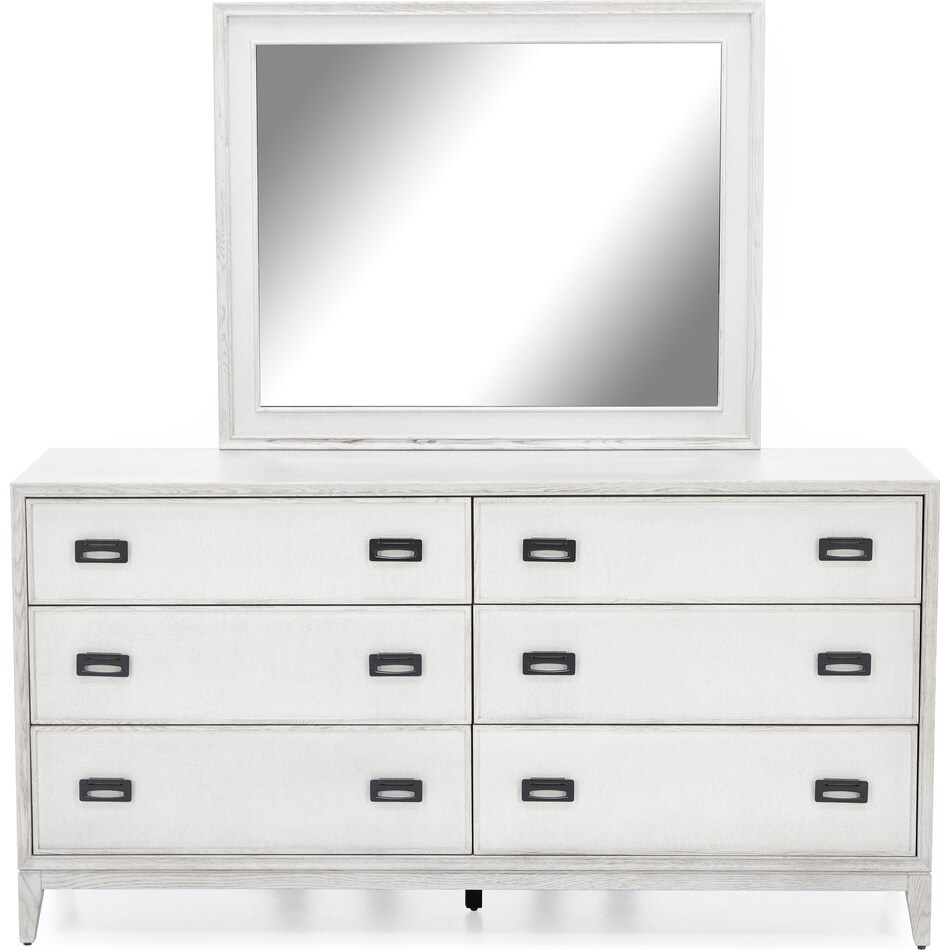 universal furniture beige mirror   